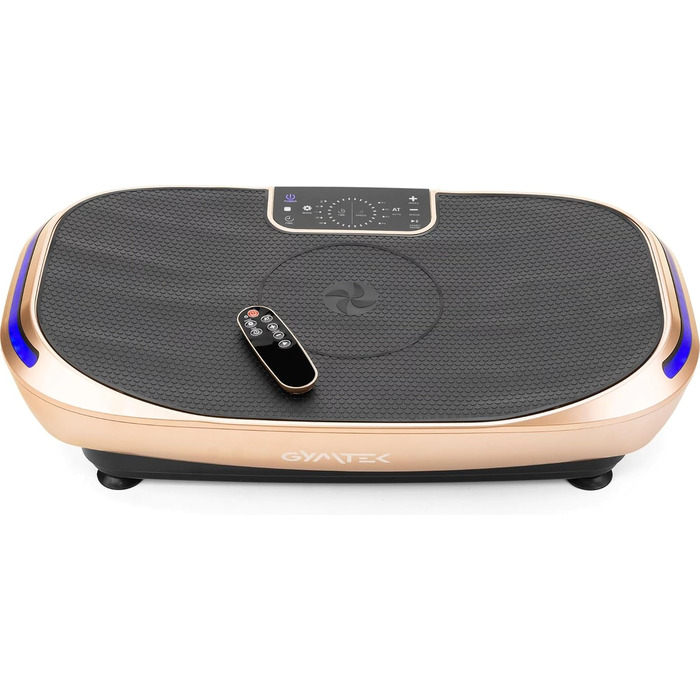 Вібраційна платформа Gymtek 4D з Bluetooth і підсвіткою, 4 режими тренувань, для дому, для нарощування м'язів і спалювання жиру
