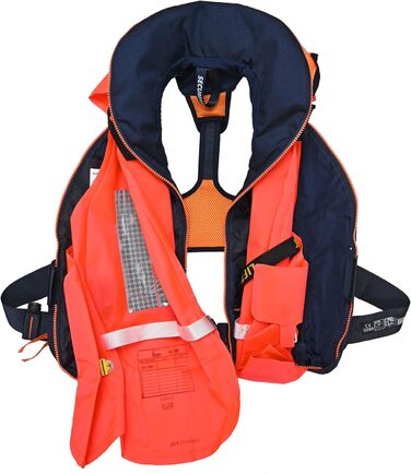 Автоматичний рятувальний жилет Secumar Survival 275 Harness, темно-синій/помаранчевий