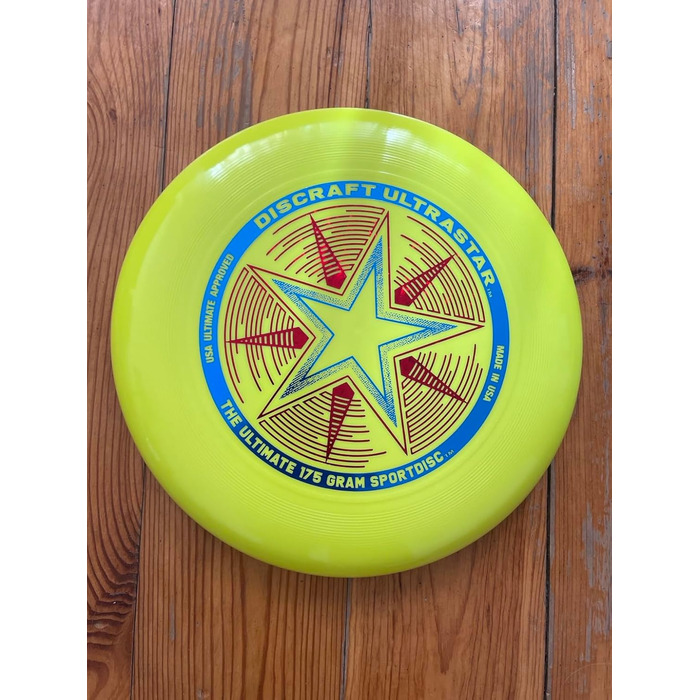 Фрісбі Discraft Ultrastar 27.5 см жовтий - професійний диск для гри та тренувань