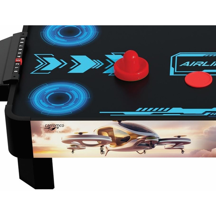 Airhockey Carromco Airliner-XM: стіл для гри з повітряною шайбою для 2 гравців (від 6 років)
