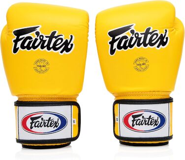 Професійні боксерські рукавички Fairtex з шнурівкою, шкіряні, для муай-тай та боксу