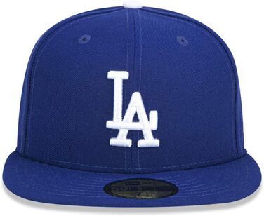 Кепка New Era 59Fifty Authentic Los Angeles Dodgers, синій колір, розмір 62