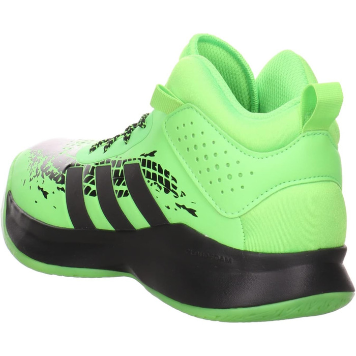 Кросівки баскетбольні adidas Cross Em Up 5 Wide для дітей та дорослих, Team Solar Green/Core Black, 40 EU