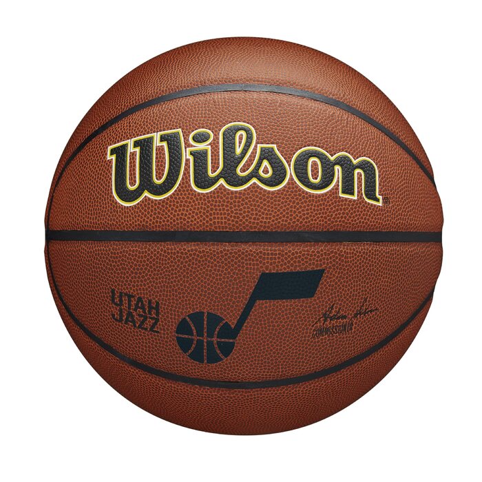 Баскетбольний м'яч Wilson NBA Team Alliance Utah Jazz, Розмір 7, для гри в приміщенні та на вулиці