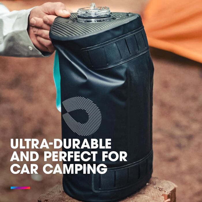 Гнучка пляшка Hydrapak Expedition 8 л для чоловіків, чорна