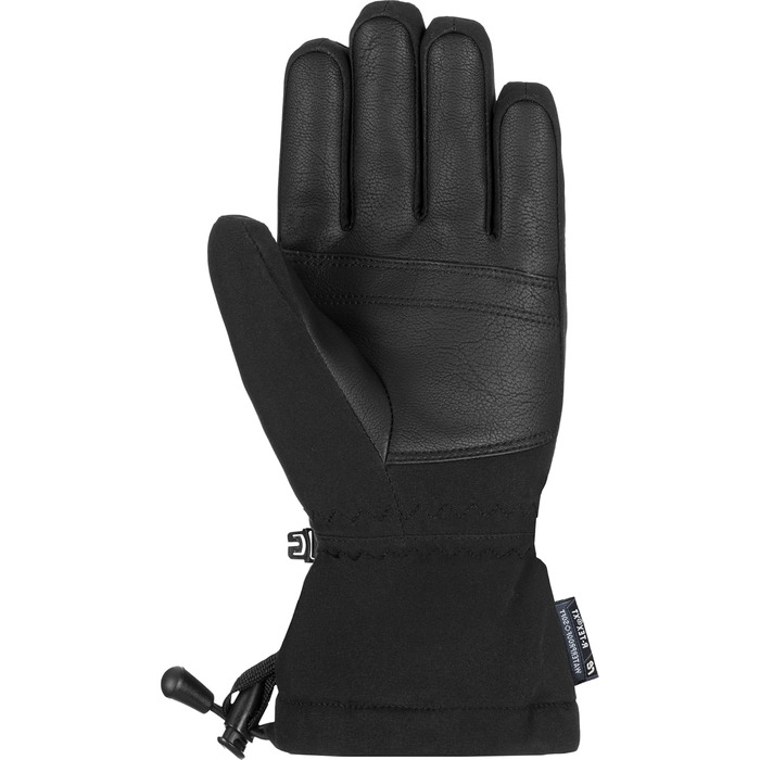 Дитячі гірськолижні рукавички Reusch Softshell, водонепроникні та вітрозахисні (чорно-камуфляжні, розмір 6)