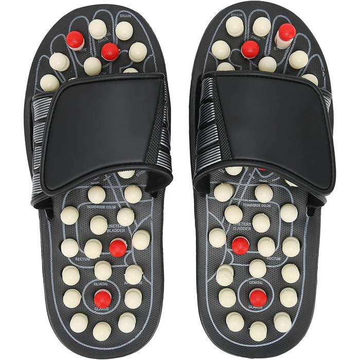 Масажер для ніг TOPINCN, тапочки, пластик, акупресура, масаж ніг, рефлексологія, зняття стресу, акупресура, тапочки, подарунок 38-39