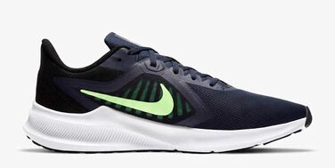 Кросівки для бігу Nike Downshifter 10 чоловічі (40.5 EU, Obsidian Lime Glow Black)