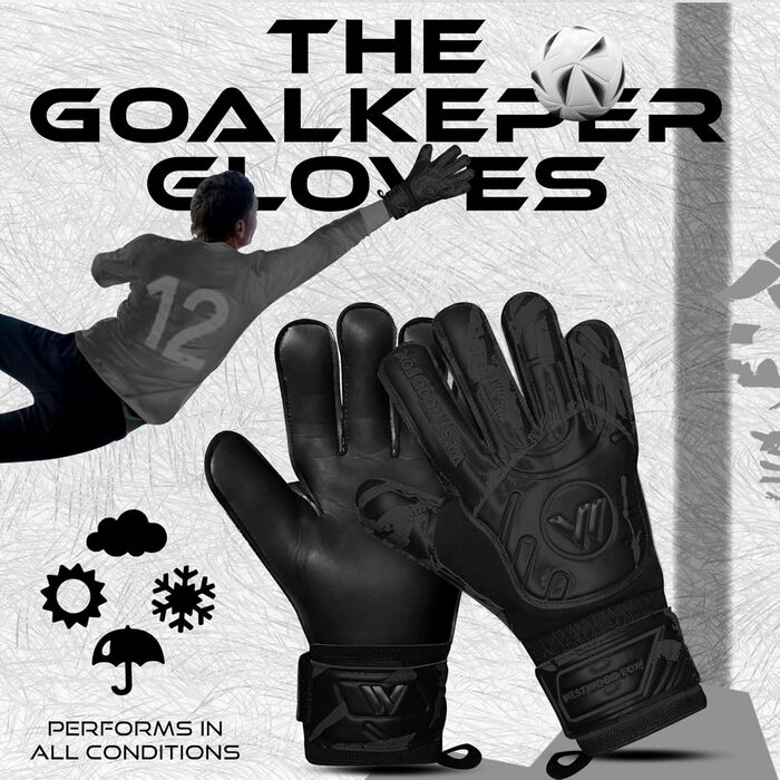 Воротарські рукавички WESTWOOD FOX Fingersave для дітей та юнаків, DumboLatex, 4+3 мм, розмір 6 (8-10 років), жовто-білі