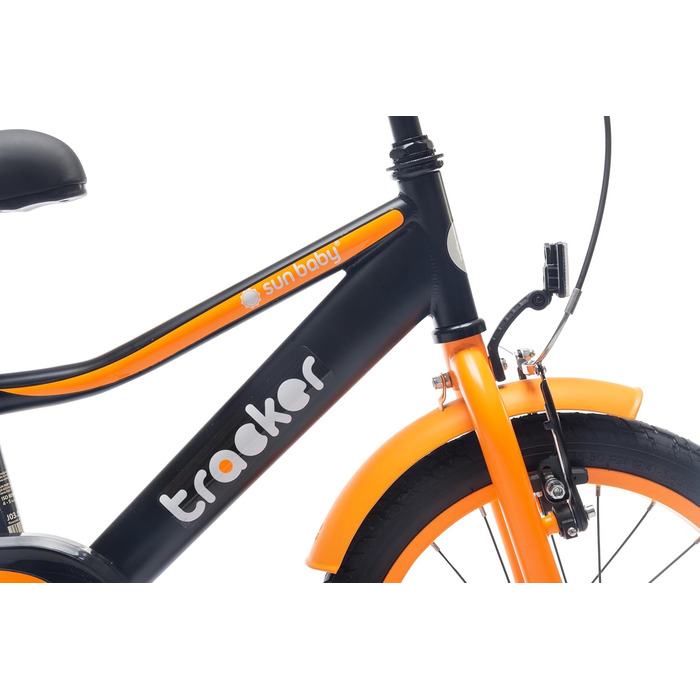 Дитяче велосипед Sun Baby Tiger Tracker 14 дюймів: легкий, з додатковими колесами та штовхачем (2-6 років)