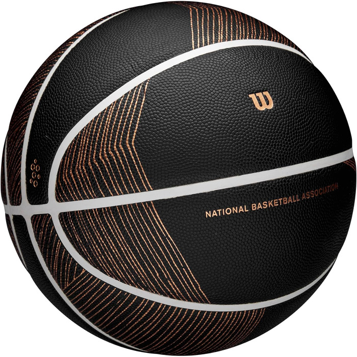 М'яч для баскетболу Wilson NBA Champagne Series, розмір 7, чорний/коричневий