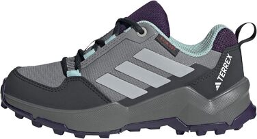 Дитячі трекінгові черевики Adidas Terrex Ax4R RAIN.RDY (28 EU, сірий/сірий/блакитний)