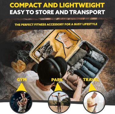 Пояс для підтягувань Tribe Lifting (4 шт.) - стрічки для фітнесу, кросфіту, силових тренувань 101.6 x 2.5 см