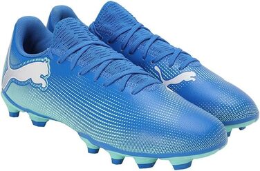 Кросівки футбольні PUMA Future 7 Play Fg/Ag, 40.5 EU, Hyperlink Blue/Mint/White