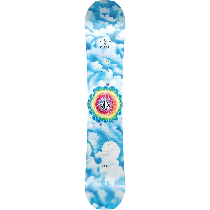 Сноуборд Nitro Ripper Kids X Volcom B 126 см, унісекс, мультиколор, для дітей та підлітків