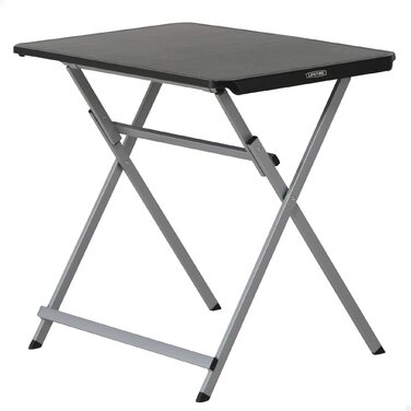 Складний приліжковий столик Lifetime 92210 Schwarz 75x50.5 см, висота 66 см - портативний, з ручкою для транспортування, чорний