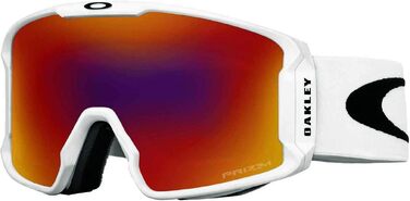 Гірськолижні окуляри Oakley Line Miner XM PRIZM для вузьких облич (розмір M, Matte White / Prizm Torch Iridium)