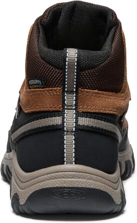 KEEN Targhee 4 Mid - водонепроникні трекінгові черевики для дітей, EU 35, Bison Brindle