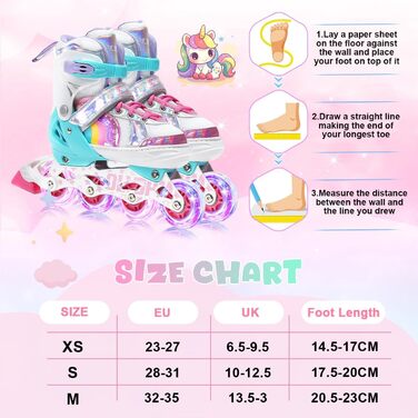 Дитячі ролики для дівчаток та хлопчиків, дизайн 