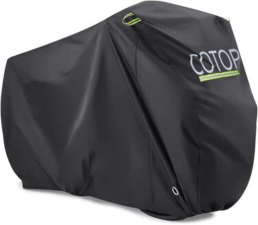 Велочохол COTOP водонепроникний 210D нейлон, велосипедна накидка антивандальна з отвором для замка, для електровелосипедів і скутерів, 220×95×110 см, з чохлом