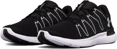 Чоловічі бігові кросівки Under Armour Thrill 3, 44 EU, чорний, білий, сірий