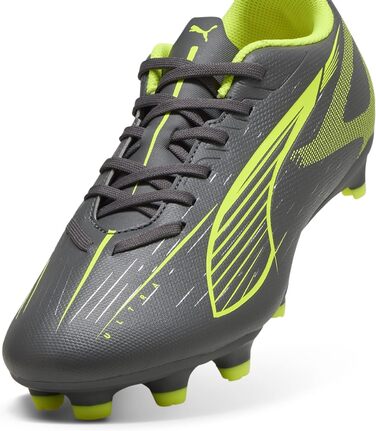 Жіночі футбольні бутси PUMA Ultra 5 Play FG/AG, 36 EU, Matte Aged Silver Yellow Alert Puma Aged Silver