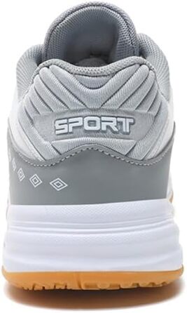 Чоловічі/Жіночі гандбольні кросівки: дихаючі, з антиковзаючою підошвою, легкі, для змагань та тренувань, білі, червоні (білі, сірі, 44 EU)