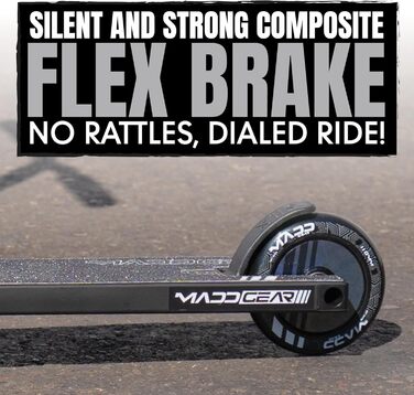 Скутер для трюків Madd Gear MG3 Zen чорний/чорний – для дітей 8-12 років