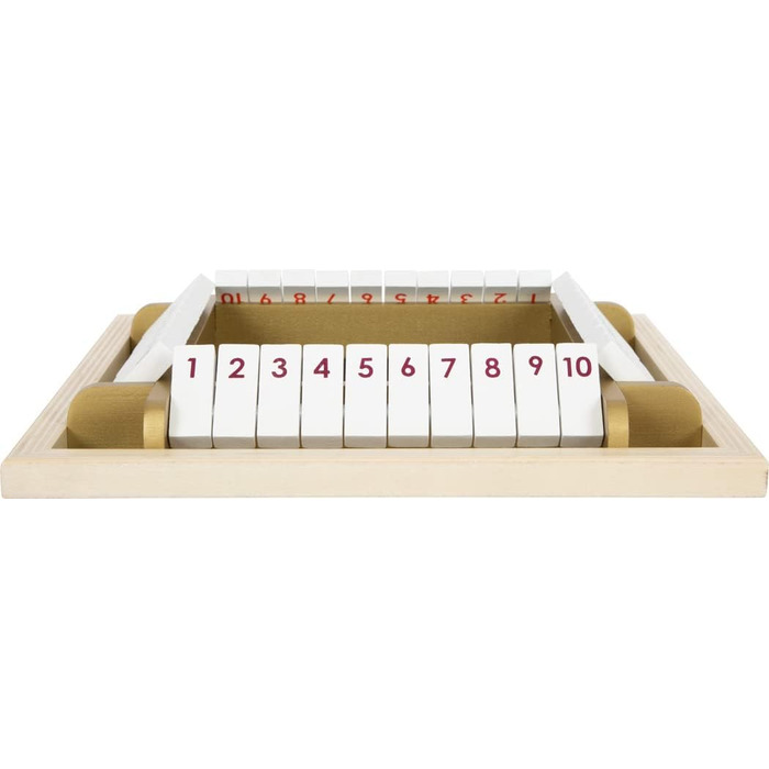 Настільна гра Small Foot Shut The Box Gold Edition, кубикова, для всієї родини, від 6 років, арт. 12364, різнокольорова