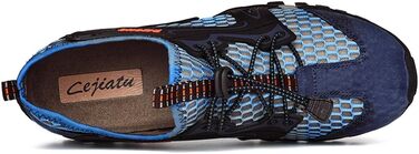 Чоловічі спортивні сандалії FLARUT для туризму та хайкінгу, літні, дихаючі, водонепроникні, блакитні (41 EU)