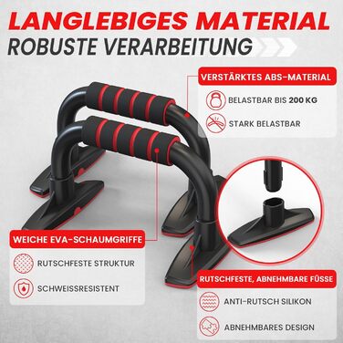 Набір для тренування пресу та всього тіла – 7 елементів, чорний | Домашній фітнес для чоловіків та жінок