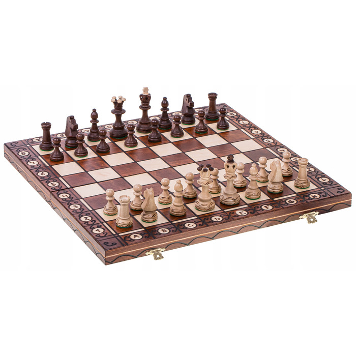 Дерев'яні шахи SQUARE Consul — 48 x 48 см