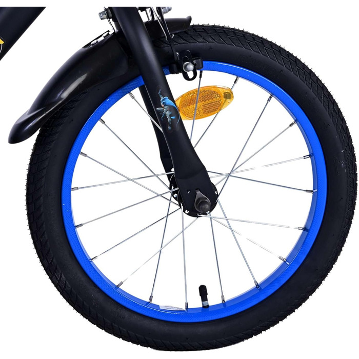 Дитячий велосипед Volare Batman 16 дюймів чорного кольору - безпека, комфорт та розваги!