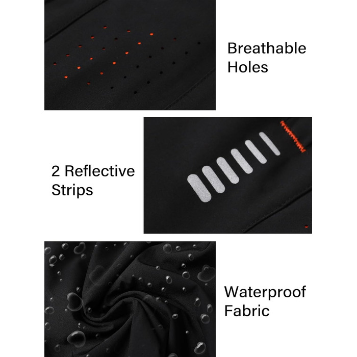 Шорти для бігу чоловічі Cimic, чорні, XL - дихаючі, швидковисихаючі, з кишенею на блискавці