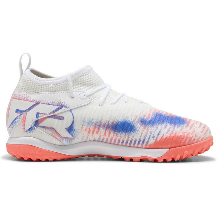 Дитячі футбольні бутси PUMA Future 8 Match Tt + Mid Jr - біло-чорно-червоні, 36 EU