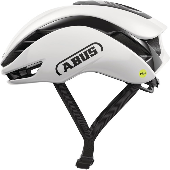 Велошолом ABUS Gamechanger 2.0 MIPS, аеродинамічний, білий, S (51-55 см), для чоловіків і жінок, з покращеною вентиляцією