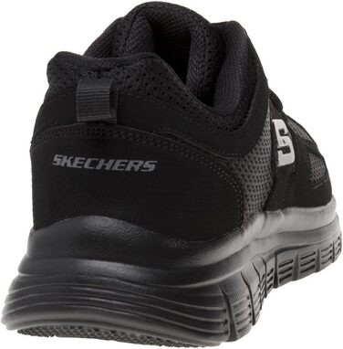 Чоловічі кросівки Skechers Burns - Agoura зі шкіри та сітки, чорні, розмір 48.5 EU