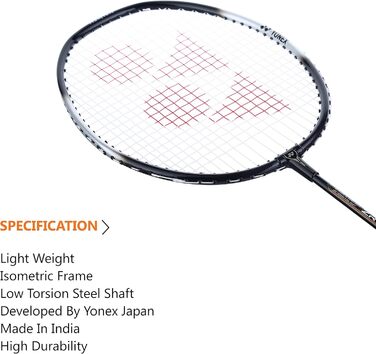 Бадмінтонні ракетки YONEX ZR 100, легкі, алюмінієвий сплав, з повним чохлом, 2 шт.