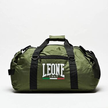 Гібридна спортивна сумка-рюкзак Leone 1947 для боксу та фітнесу, Army Green — велика сумка для тренувань з єдиноборств, Muay Thai