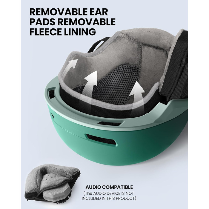 Лижний шолом OutdoorMaster MIPS для чоловіків та жінок, сноубордичний шолом з вентиляцією, полікарбонатна та EPS-основа, індивідуальна посадка, м'ятний, розмір S