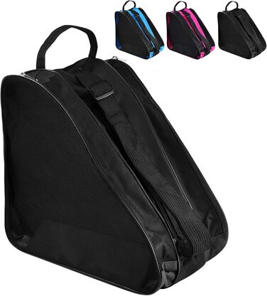 Чохол для роликових ковзанів та ковзанів: дитячий, універсальний, чорний, з регульованими ременями