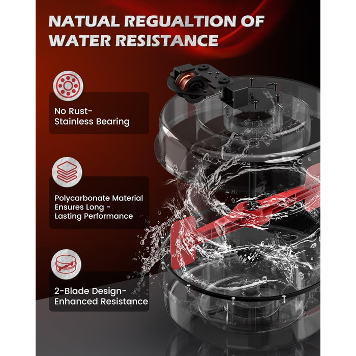 PASYOU Ручний тренажер для дому з водою, до 150 кг, Bluetooth, Kinomap App, вертикальне зберігання, PW30