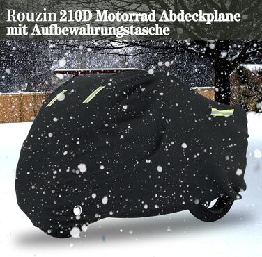 Водонепроникна накривка для мотоцикла Motorrad - 245x105x125 см, XXL, захисна накривка, універсальна, захист від дощу з отвором для замка