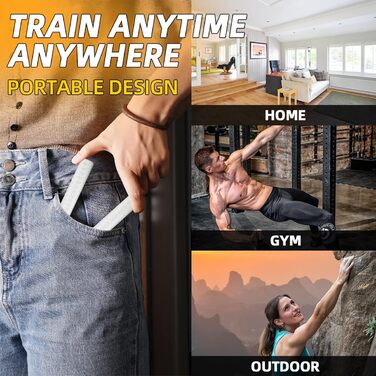 Тренування рук та зап'ястя: металевий тренажер для сили хвата (4/6 шт.)