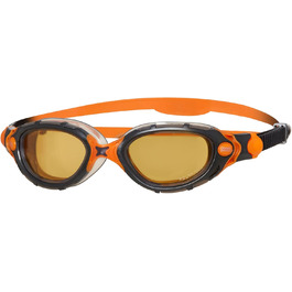 Окуляри для плавання Zoggs Predator Flex Polarized Ultra для дорослих, чорні/помаранчеві