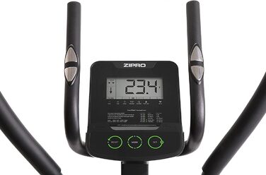 Zipro Crosstrainer Hulk: Магнітний тренажер для дому, до 150 кг, чорний