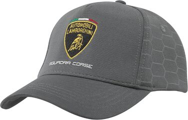 Кепка Lamborghini Automobili Squadra Corse сірого кольору, універсальний розмір