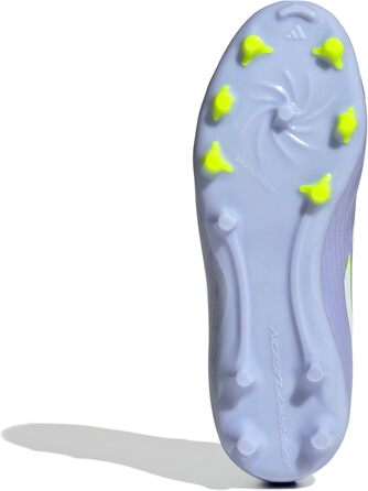 Дитячі футбольні бутси adidas F50 SPARKFUSION League W для штучного та твердого покриття, розмір 31.5 EU, фіолетовий, лимонний, пурпурний кольори