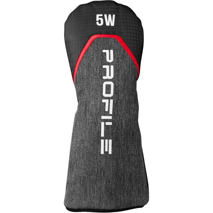 Гольф-набір Wilson Profile Complete для правшів, Графітова конструкція, Червоно-чорно-срібний, Стандартний розмір