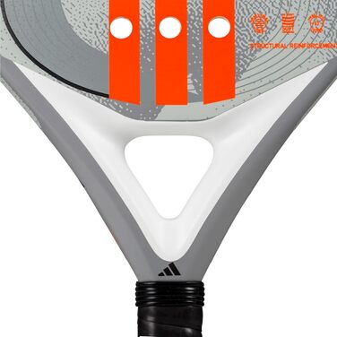 Ракетка для падел-тенісу adidas Drive Grey 3.4 (модель 2025), універсальний розмір